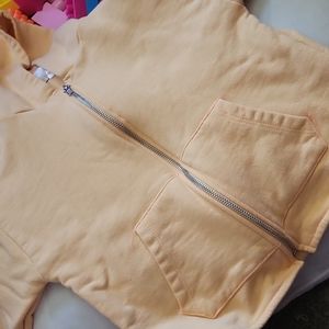 Orange Zara hoodie